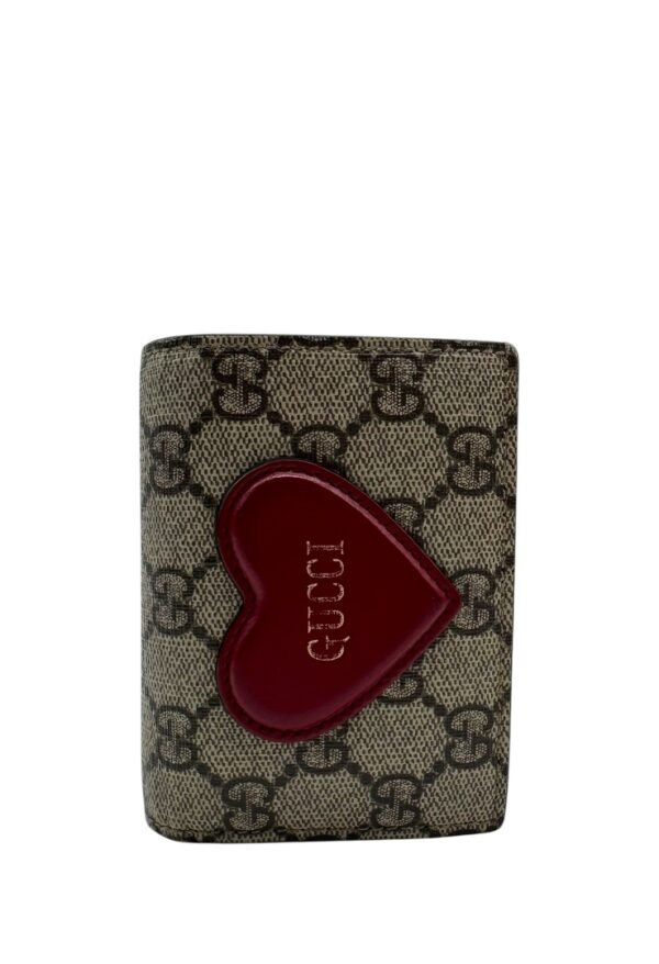 GUCCI - GG SUPREME HEART MOTIF WALLET - Image 12